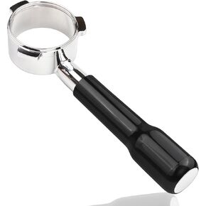 54mm Bottomless Portafilter Compatible with Breville Barista Express, BES870XL, BES870BSXL, BES878BSS, BES880BSS Espresso Machine (ABS Handle-Black)