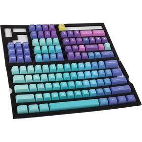 108 Key ABS Double Shot SA Keycap Set - Azure (Hardcap/Ducky)