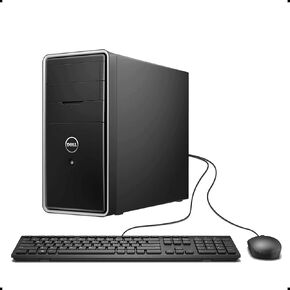 Dell Inspiron 3847 Tower Desktop Computer PC, Intel Core i3-4130 3.4GHz, 16G DDR3, 1T, DVD, WiFi, BT, 4K Support, HDMI, VGA, Windows 10 Pro 64 Bit-Language Supports English/Spanish/French(Renewed)