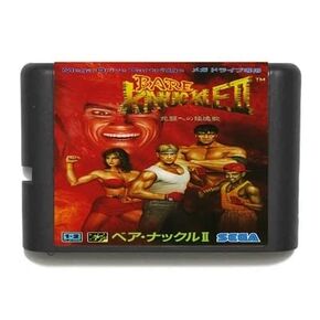 Streets Of Rage 1 2 3 & Hacked NTSC 16 bit MD Game Card For Sega Mega Drive For SEGA Genesis-Bare Knuckle II