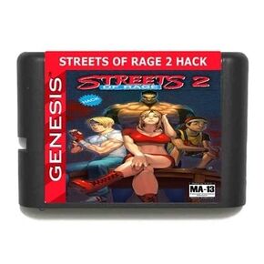 Streets Of Rage 1 2 3 & Hacked NTSC 16 bit MD Game Card For Sega Mega Drive For SEGA Genesis-SOR2 HACK