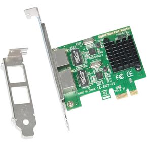 Dual-Port Slot Pci-E X1 Rj45 Interface Gigabit Ethernet Network Card 10/100/1000Mbps Rate IntteI 8111G Adaptier G