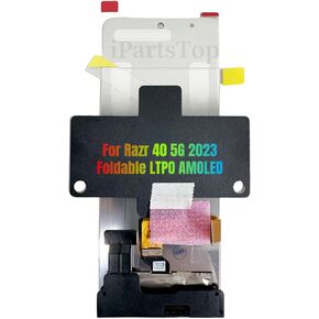 Replacement New AMOLED Foldable Display Touch Screen Compatible with Motorola Razr 40 2023 XT2323 Razr Gen 3 XT2323-5 Grade A Repair Parts