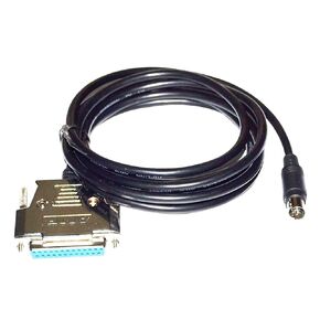 D-SUB 25 PIN DB25 Female to MINI DIN 8PIN Male Adapter PLC Programming FX-20P-CADP Cable for FX0/FX2N/FX1N Series PLC(3metres)