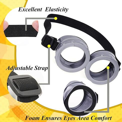 SECBOO Men's Cosplay Accessory Steampunk Goggles Glasses Punk Sunglasses Yellow Beanie Knit Hats Black Gloves Halloween Christmas Decoration in Saudi Arabia