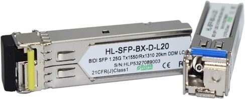 20 زوجًا سهلاً للغاية 1000 -BASE SFP 1.25GB WDM 20km 1310/1550NM SC/LC جهاز الإرسال والبصري (SC) in Kuwait
