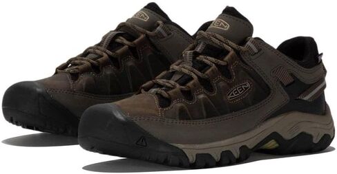 KEEN Men's Targhee 3 Low Height Waterproof Hiking Shoes, Triple Black, 8 in Saudi Arabia