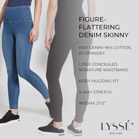 Lyssé Women's Denim Skinny Ankle Length Legging in Saudi Arabia