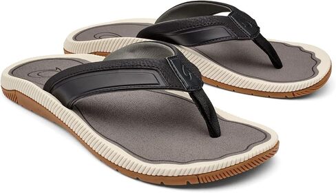 OLUKAI Kukulu Men's Beach Sandal, Water-Friendly Shoe & Wet Grip Soles, All-Day Wear & Comfortable Fit in Kuwait