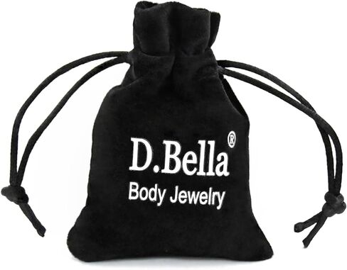 D.Bella 14G 5mm 8mm استبدال الكرات 16g 3mm ثقب الكرات الجراحية الصلب ثقب الحديد أجزاء الصناعية السرة البطن الحلمة اللسان الشفاه Labret الحاجز الحاجب الأذن ثقب المجوهرات in Saudi Arabia