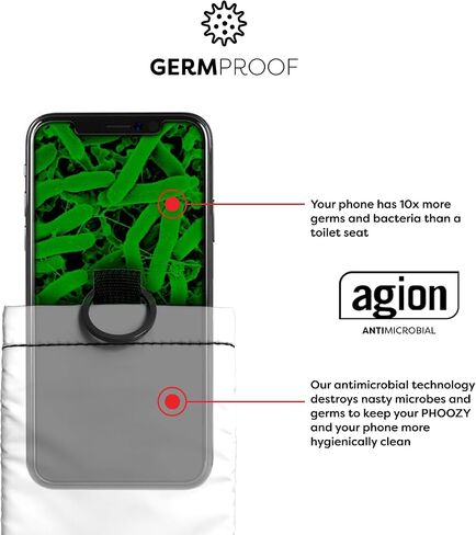 PHOOZY XP3 Thermal Phone Case with Patented Chromium Barrier - Insulated Pouch Extends Battery Life 4X in Hot Weather - Military-Grade Protection for Outdoor Adventures - Large Black in Saudi Arabia