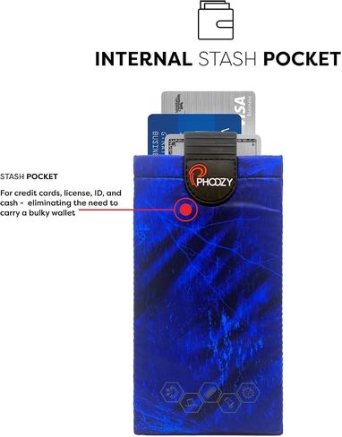 PHOOZY XP3 Thermal Phone Case with Patented Chromium Barrier - Insulated Pouch Extends Battery Life 4X in Hot Weather - Military-Grade Protection for Outdoor Adventures - Large Black in Saudi Arabia