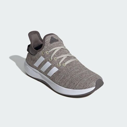adidas Women's Cloudfoam Pure Sportswear Sneakers, White/Gold Metallic/Wonder White, 7.5 in Saudi Arabia