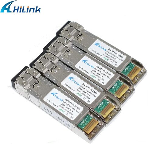DWDM 10G ZR C17-C61 1563.86-1528.77nm DWDM 80KM SFP+ 10G Transceiver Optical in Saudi Arabia