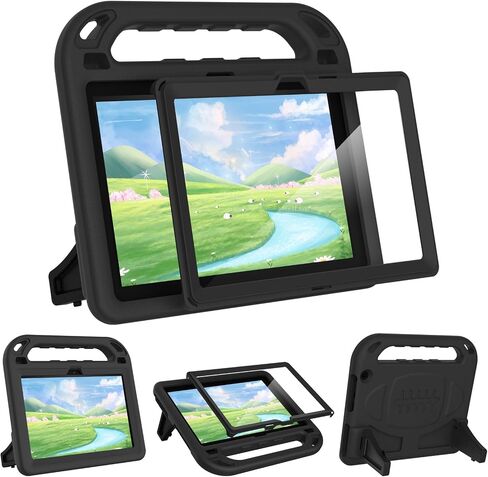 Menzo Fire HD 10 Tablet Case for Kids (الجيل الثالث عشر/الحادي عشر ، 2023/2021 الإصدار) ، واقي شاشة مضمّن مصنوعة من الصدمات الخفيفة الوزن مع حامل مقبض ، أزرق in Saudi Arabia