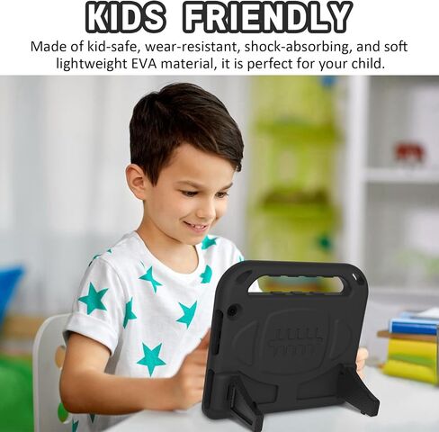 Menzo Fire HD 10 Tablet Case for Kids (الجيل الثالث عشر/الحادي عشر ، 2023/2021 الإصدار) ، واقي شاشة مضمّن مصنوعة من الصدمات الخفيفة الوزن مع حامل مقبض ، أزرق in Saudi Arabia