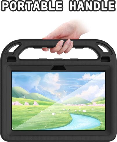Menzo Fire HD 10 Tablet Case for Kids (الجيل الثالث عشر/الحادي عشر ، 2023/2021 الإصدار) ، واقي شاشة مضمّن مصنوعة من الصدمات الخفيفة الوزن مع حامل مقبض ، أزرق in Saudi Arabia