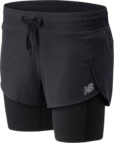 New Balance Women's Impact Run 2 in 1 Short 20 in Saudi Arabia