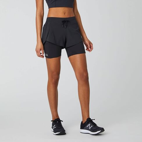 New Balance Women's Impact Run 2 in 1 Short 20 in Saudi Arabia