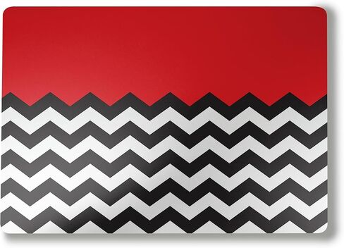 Laptop Skin Compatible with Surface Laptop 7 13.8" (2024) - Red Chevron - Premium 3M Vinyl Protective Wrap Decal Cover - Easy to Apply | Crafted in The USA by MightySkins in Saudi Arabia