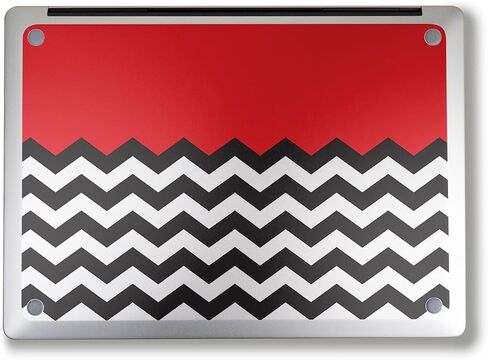 Laptop Skin Compatible with Surface Laptop 7 13.8" (2024) - Red Chevron - Premium 3M Vinyl Protective Wrap Decal Cover - Easy to Apply | Crafted in The USA by MightySkins in Saudi Arabia