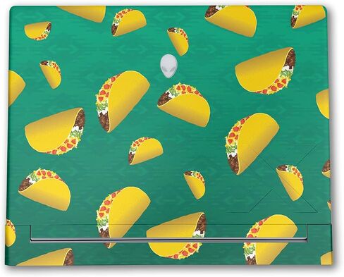 Laptop Skin Compatible with Alienware X16 R2 (2024) - Tacos - Premium 3M Vinyl Protective Wrap Decal Cover - Easy to Apply | Crafted in The USA by MightySkins in Saudi Arabia