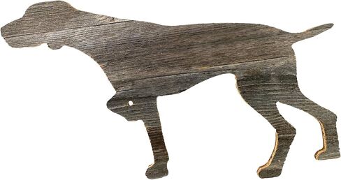 Barnwoodusa المؤشر الألماني المختلط الخشب الكلب صورة ظلية مستصلحة الخشب الألماني مؤشر مختل in Kuwait