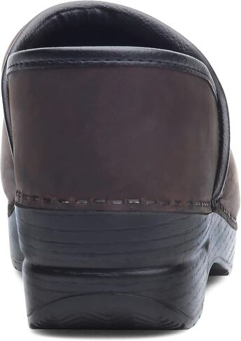Dansko Professional Slip-On Clogs for Women-Rocker Sole and Arch Support for Comfort-Ideal for Long Standing Professionals-Nursing, Food Service, Healthcare Professionals Grey Microbuck 9.5-10 M US in Saudi Arabia