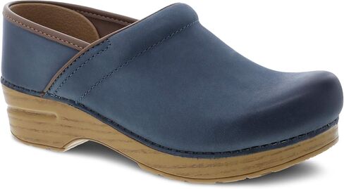Dansko Professional Slip-On Clogs for Women-Rocker Sole and Arch Support for Comfort-Ideal for Long Standing Professionals-Nursing, Food Service, Healthcare Professionals Grey Microbuck 9.5-10 M US in Saudi Arabia