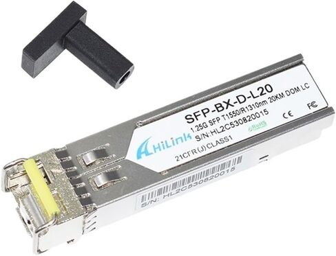 الألياف المفردة Mini GBIC 1G 1.25G 1310NM/1550NM 10km/20km DOM SFP LC (1PAIR 20km LC) in Kuwait