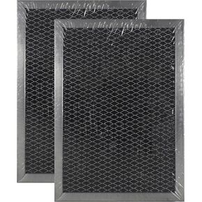Air Filter Factory Compatible Replacement For GE WB02X10733, JX81B Microwave Charcoal Carbon Filter 2-Pack