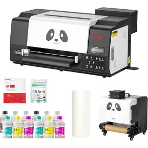 Procolored F13 Pro Panda DTF Printer A3 Dual XP600 13" Transfer Printing Machine with White Ink Circulation and Semi-Automatic Cleaning System (Printer+Oven)