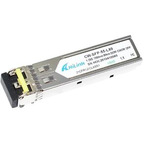 Dual 1.25G 1550nm 80km CWDM SFP Transceiver with DOM Function