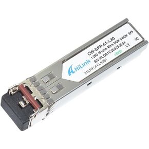 Dual LC 1.25G 1610nm 40km CWDM SFP Transceiver with DOM Function