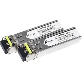 1000BASE GLC-ZX-SM 1.25G 120KM 1550nm SMF LC SFP Transceiver DOM(5 pcs)