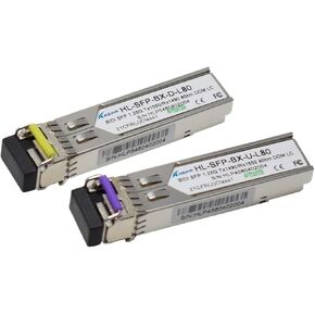 1.25Gb/s Pluggable SFP Transceiver 1.25G TX1550RX1490 80KM LC(2 Pairs LC)