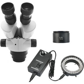 White Binocular Head for Stereo Microscope – Replacement Viewing Accessory,LK-7045A-W