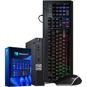 Dell Optiplex 5060 Mini Desktop Computer Package | 8th Gen Intel Core i5-8500T 3.2GHz | 16GB RAM | 512GB SSD and 1TB HDD | Windows 11 Pro | Wired Mouse & Keyboard (Renewed)