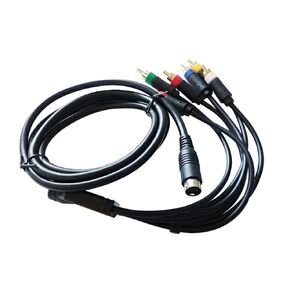 10pcs/Set for Sega Mega Drive MD2 for 16bit RCA Composite Cable for Sony PVM BVM NEC XM UPSCALER BNC Not Component