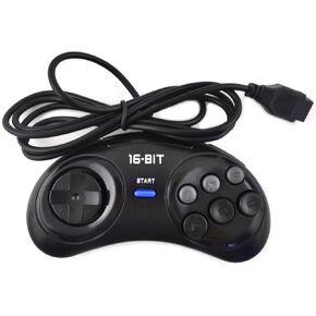 2Pcs Game Controller For Sega Genesis For 16 Bit Handle Controller 6 Button Gamepad For Sega MD Game Accessories