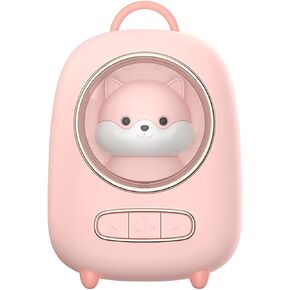 Speaker/Home Creative Desktop Mini Wireless subwoofer Cute pet Space Capsule Small Wireless Speaker (Color : Size : A)