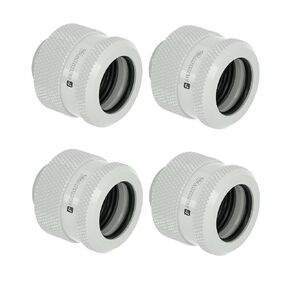 Barrow G1/4" to 12mm Hard Tubing Compression Fitting, White, 4-pack