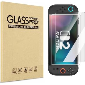 2 Pack Tempered Glass Screen Protector for Nintendo Switch 2 Model 2025 8",[Military Grade Shatterproof],Ultra HD,9H Hardness,Zero Bubble