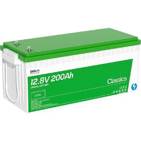 Lithium LiFePO4 Deep Cycle Battery, Low-temp Protection, 4000-15000 Cycletimes, Perfect for Homeback up Power, Solar Power, Off-Grid, Marine (12V 100Ah Upgrade)