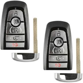 2X Keyless Option Remote Key Fob Prox 5btn Hatch for Ford Expedition Edge Explorer, Lincoln Nautilus Navigator (164-R8320, M3N-A3C054339, 164-R8321)