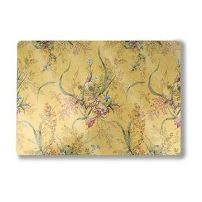 Glossy Glitter Laptop Skin Compatible with Surface Laptop 7 13.8" (2024) - Yellow Marble End - Premium 3M Vinyl Protective Wrap Decal Cover - Easy to Apply | Crafted in The USA by MightySkins
