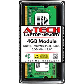 A-Tech 16GB Kit (2x8GB) RAM for Dell Inspiron 3458, 3558, 5448, 5458, 5548, 5558, 5758, 7548, 7746 Laptop | DDR3/DDR3L 1600MHz PC3L-12800 SODIMM 2Rx8 1.35V 204-Pin Non-ECC SO-DIMM Memory Upgrade