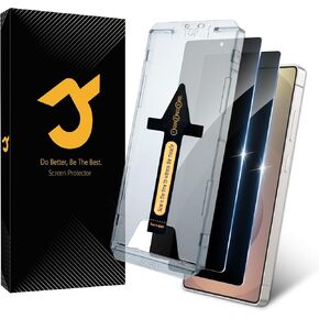 2 Pack For Samsung Galaxy S25 Ultra Privacy Screen Protector, Fingerprint Compatible, Anti Spy, Auto Dust-Elimination, Easy Installation, 9H Hardness HD Tempered Glass Screen Protector