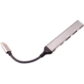 USB-C Adapter 4-in-1 Hub PD Type-C Charger Port Compatible with Samsung Galaxy Z Flip5/Flip4/Flip3 5G, USB Splitter