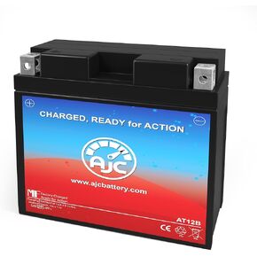 AJC Battery Compatible with Extreme Battery XTA12B-BS Powersports Battery